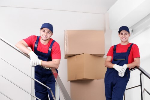 Packing and furniture handling for a removals van service in Islington