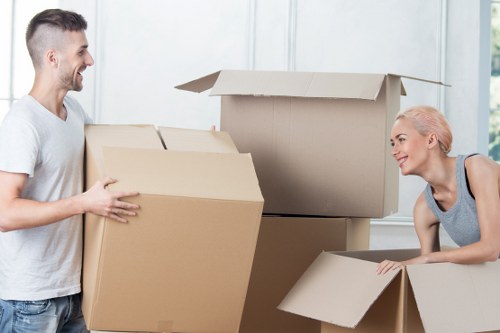 Packing and furniture protection for a flat move in Islington