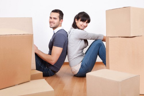 Packing and transport support for a move in Islington